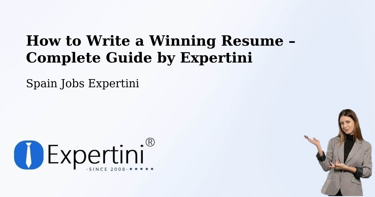 Resume Writing Guide for Job Seekers – Premià De Mar - Premià De Mar, Spain Jobs Expertini