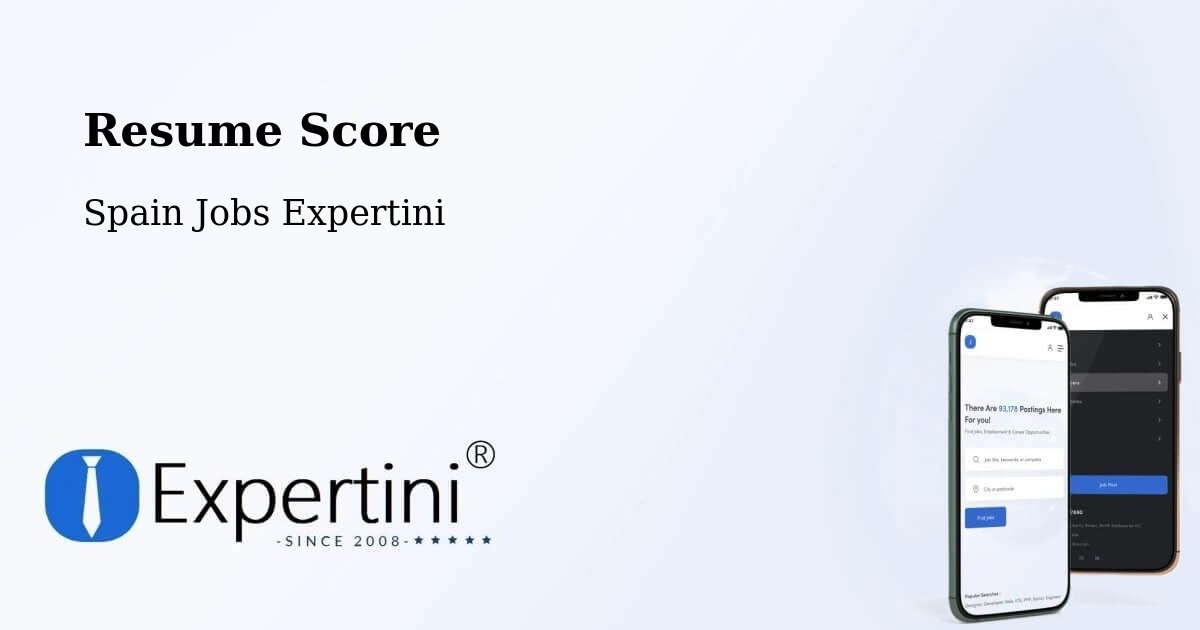 Resume Score & Job Description Match Tool – Premià De Mar - Spain Jobs Expertini